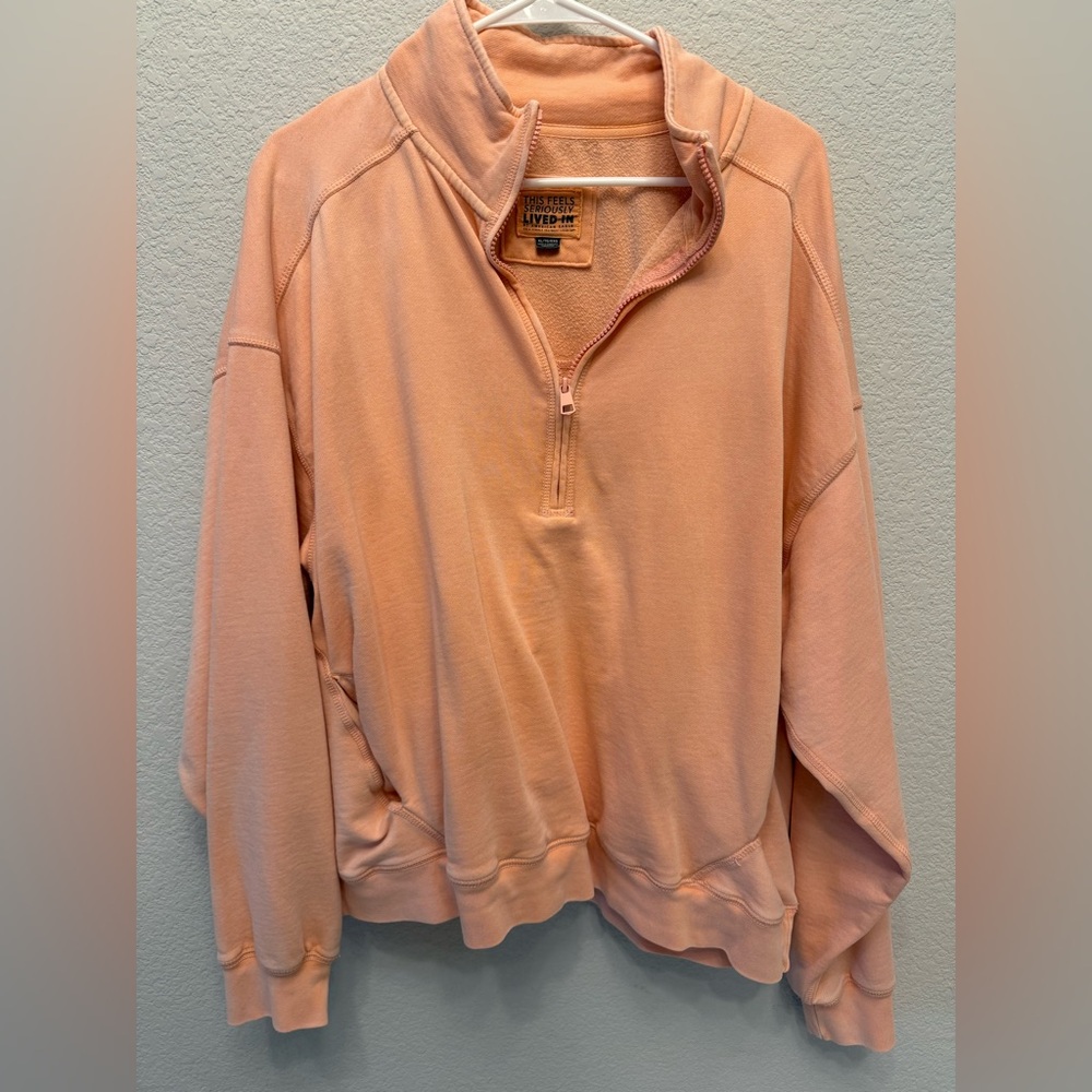 American Eagle Quarter Zip Sweatshirt
